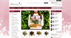 Desktop Screenshot of greenesflorists.ie