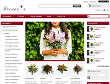 Tablet Screenshot of greenesflorists.ie